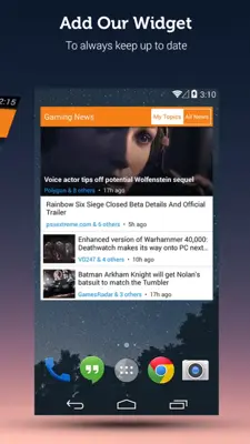 Gaming News android App screenshot 0